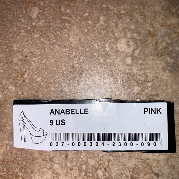 SHOE DAZZLE “Scene” pink & orange glitter platform pumps - Picture 8 of 8